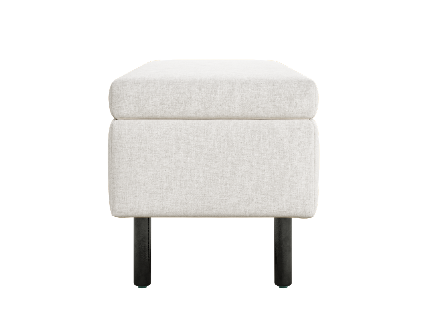 The Essential Storage Bench in Hemp Blend