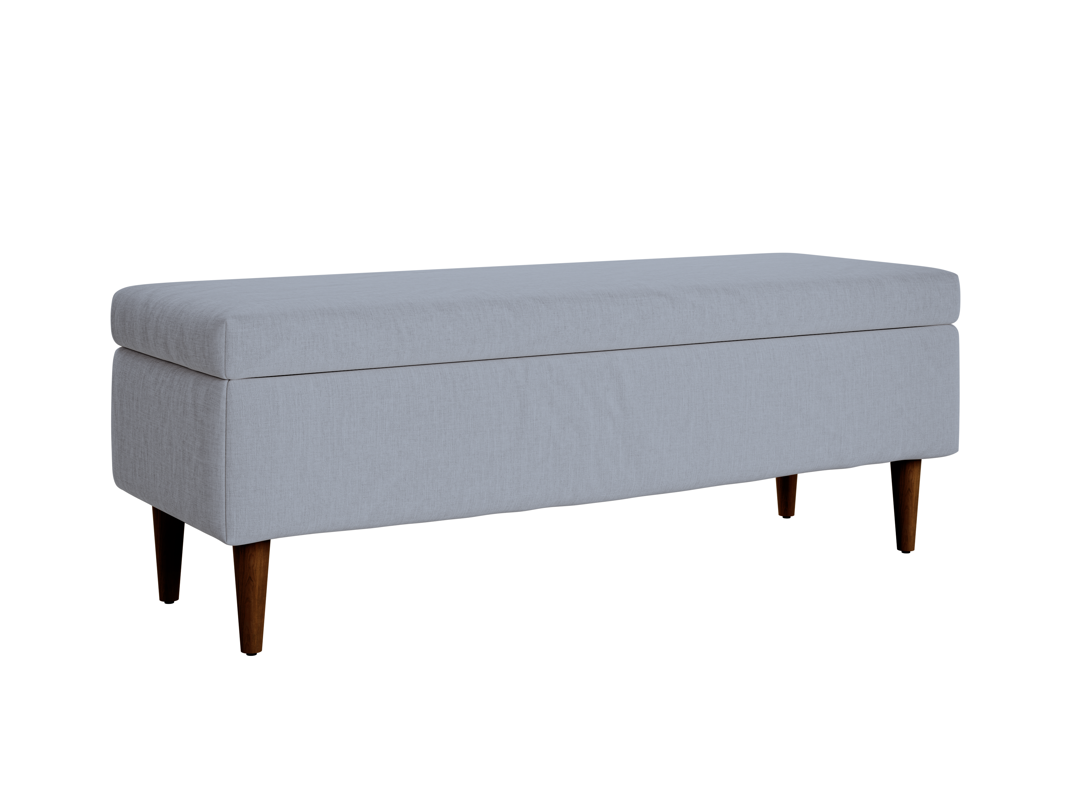The Essential Storage Bench in Hemp Blend