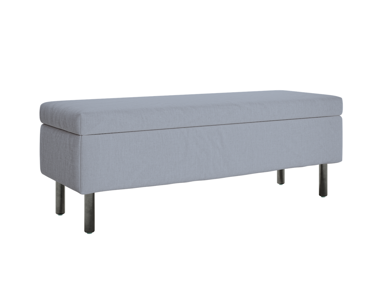 The Essential Storage Bench in Hemp Blend