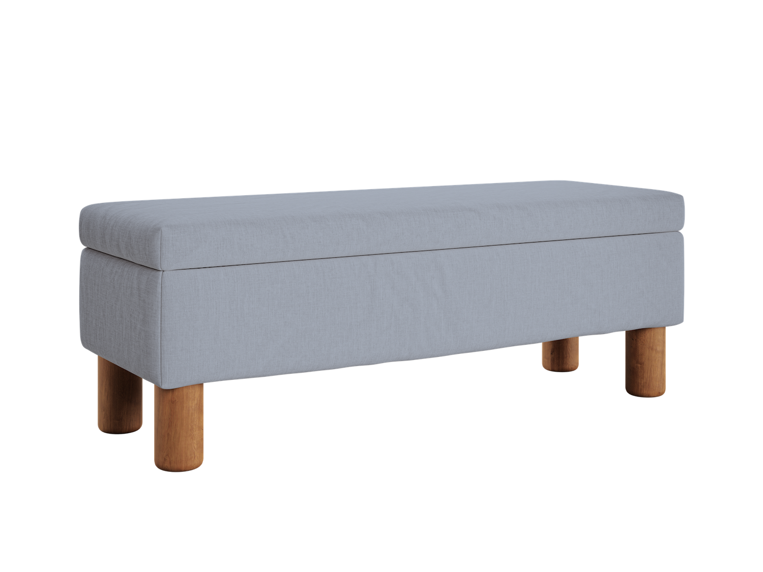 The Essential Storage Bench in Hemp Blend