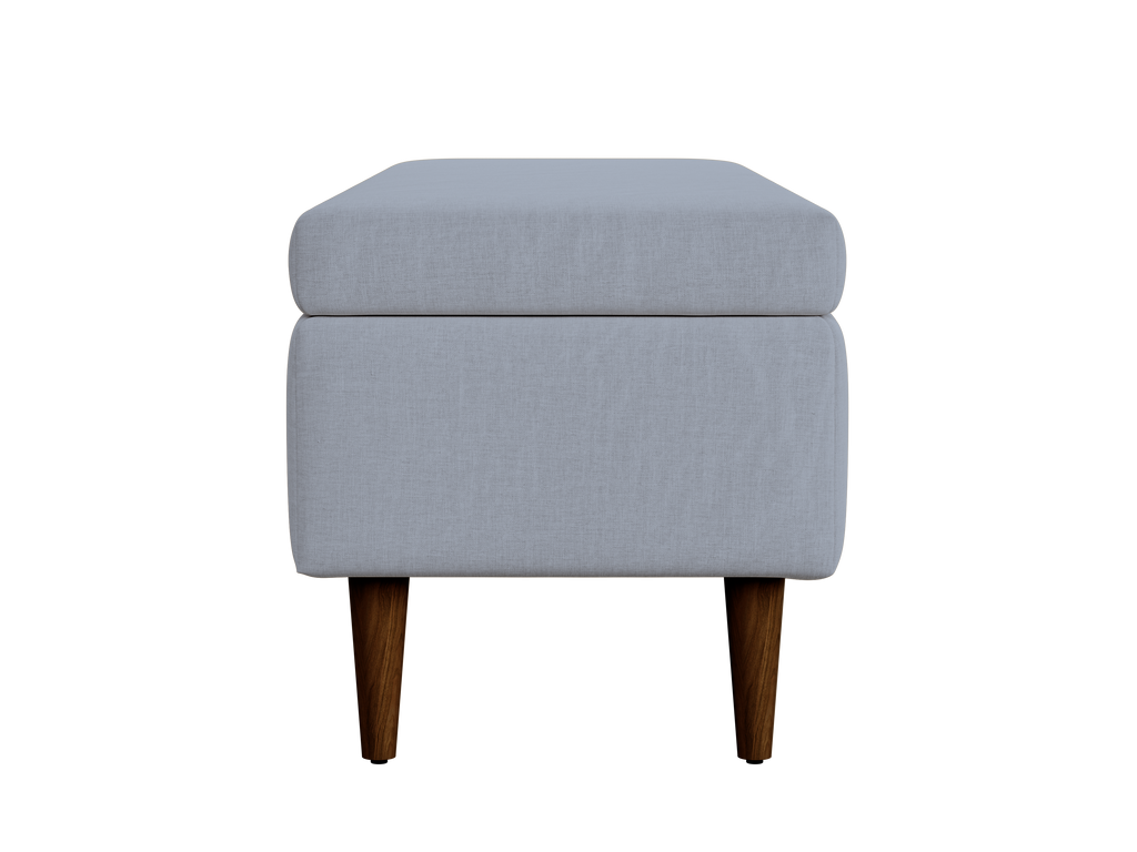 The Essential Storage Bench in Hemp Blend