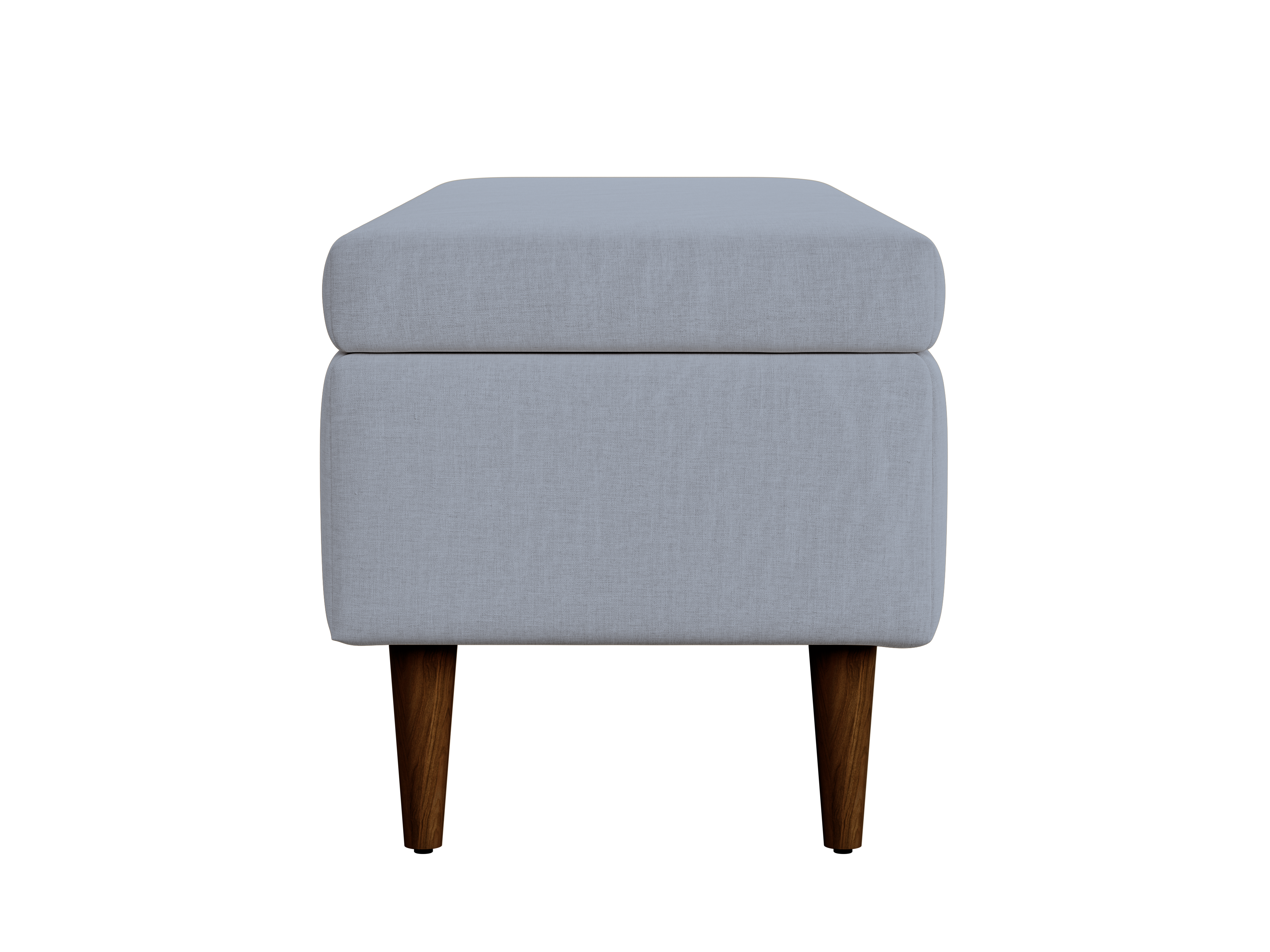 The Essential Storage Bench in Hemp Blend