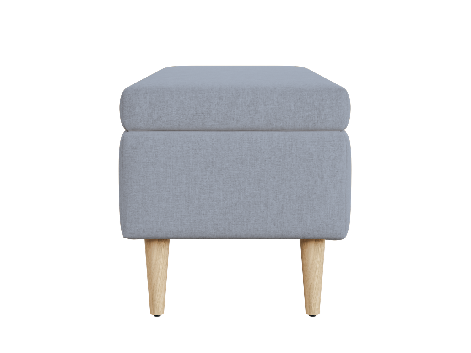 The Essential Storage Bench in Hemp Blend