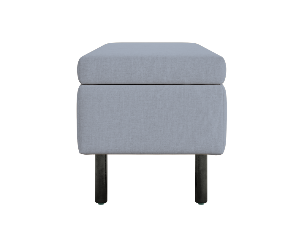 The Essential Storage Bench in Hemp Blend