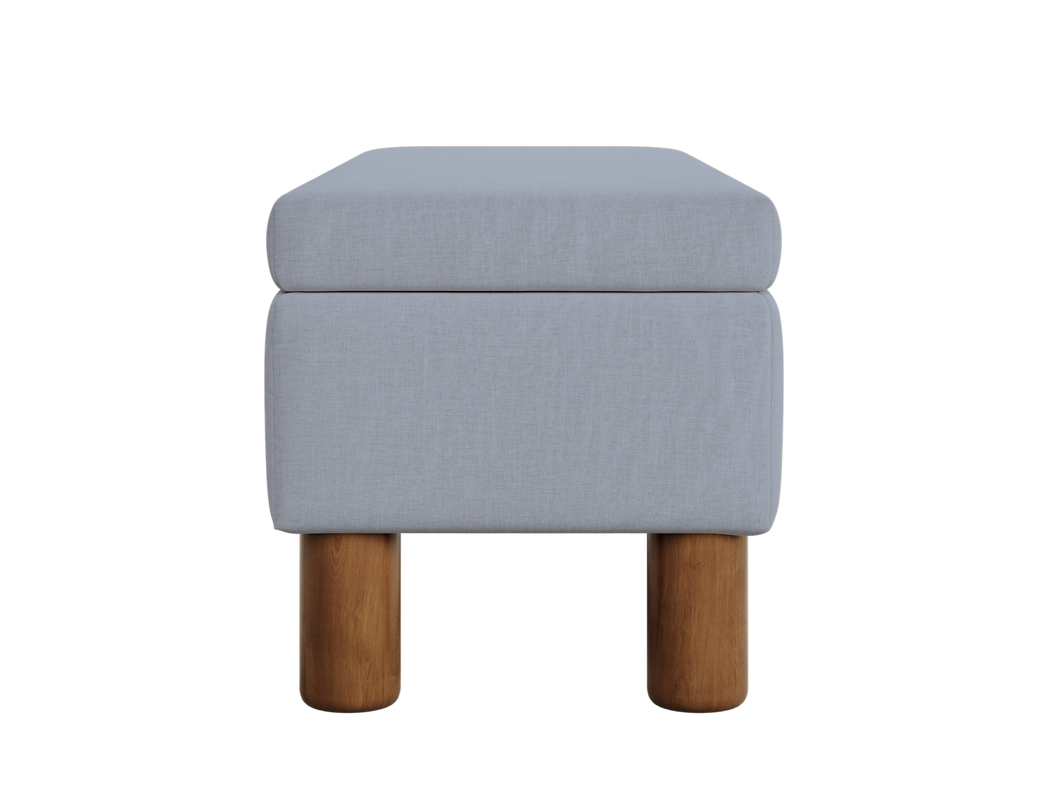 The Essential Storage Bench in Hemp Blend