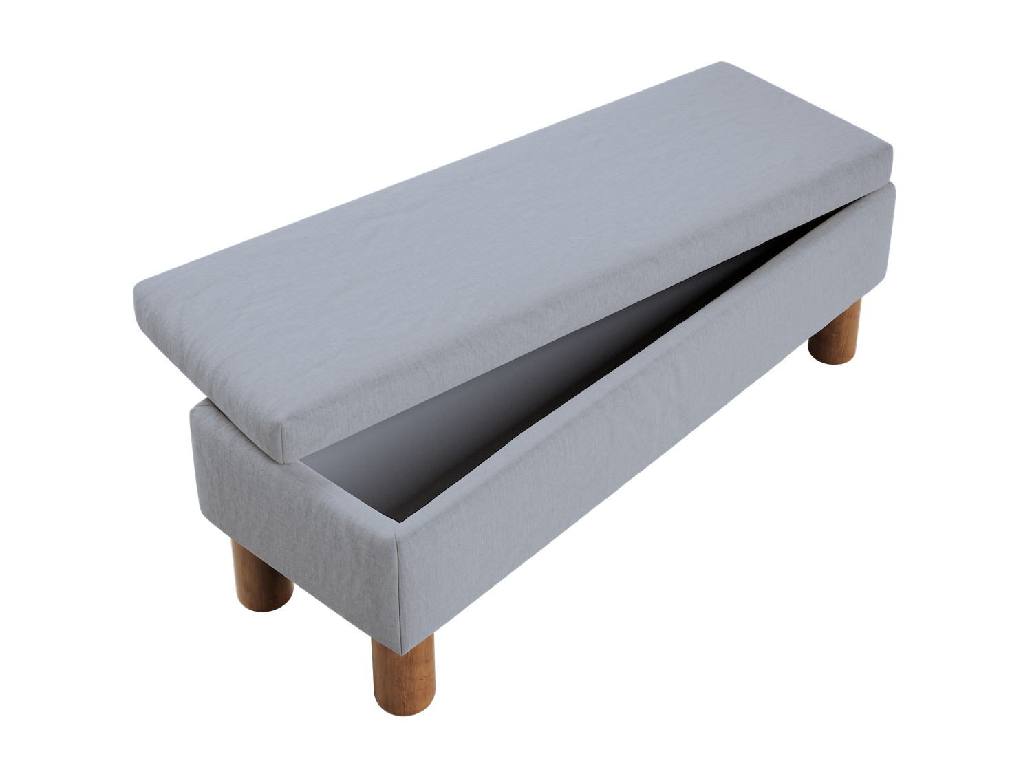 The Essential Storage Bench in Hemp Blend