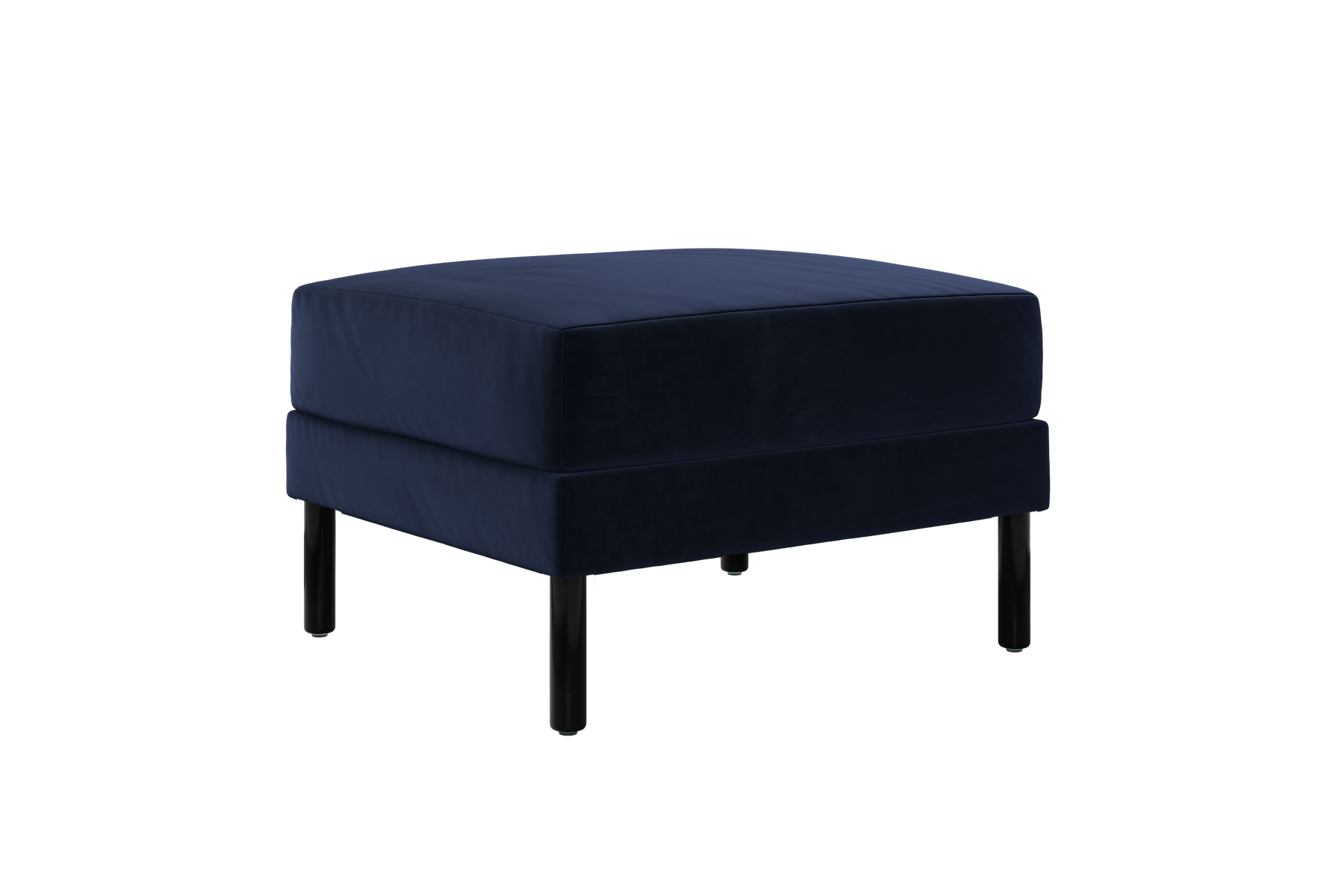 The Essential Ottoman in Recycled Velvet