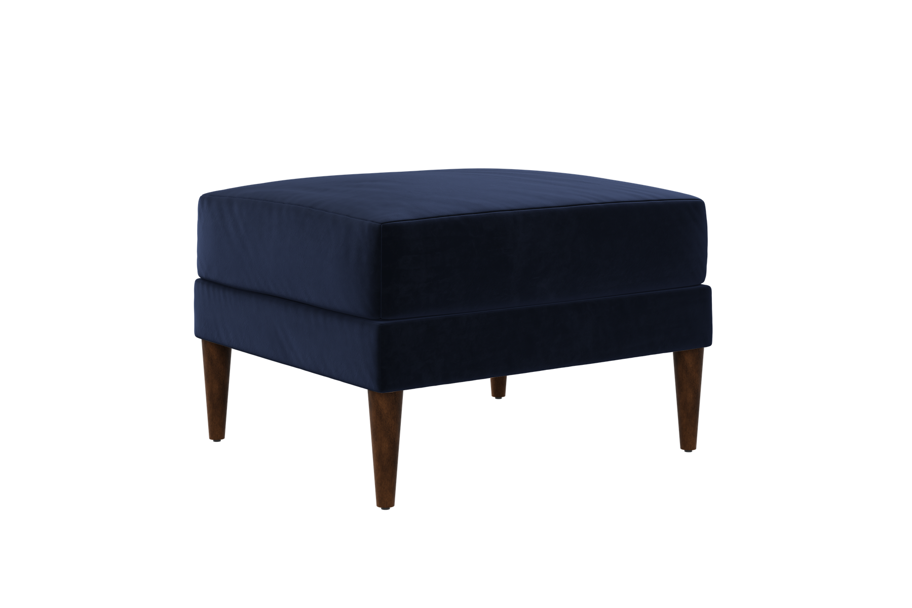 The Essential Ottoman in Recycled Velvet