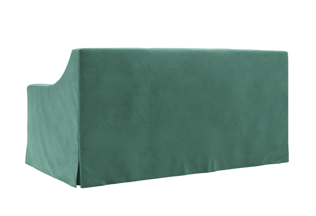 The Evergreen Loveseat in Recycled Velvet