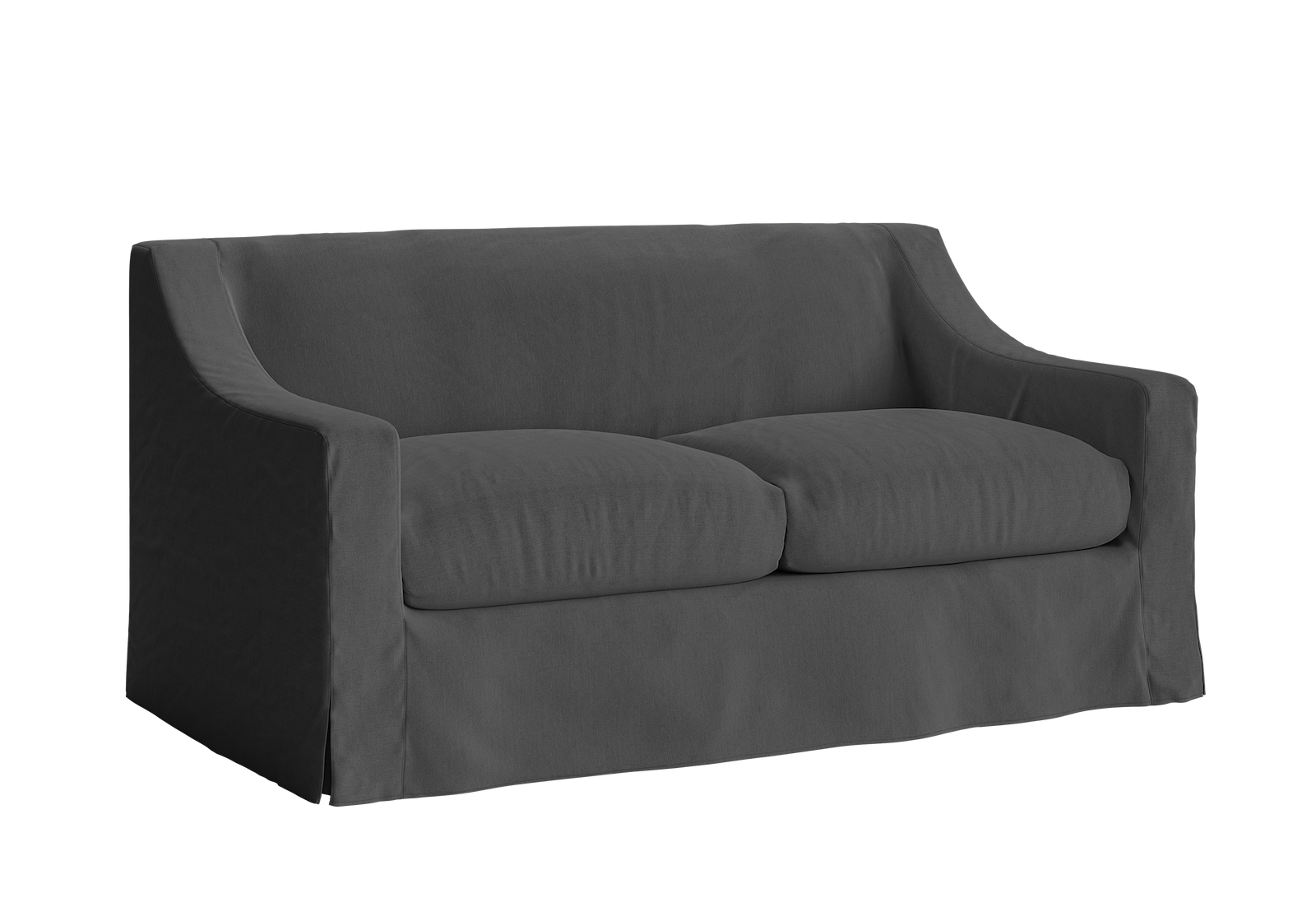The Evergreen Loveseat in Hemp Blend