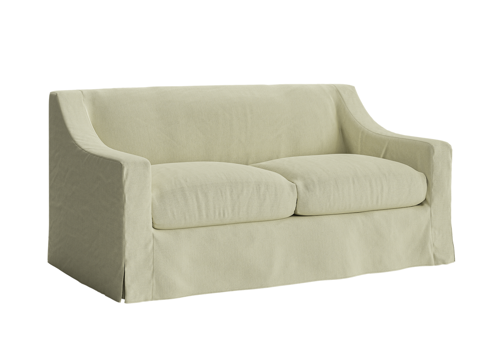 The Evergreen Loveseat in Hemp Blend