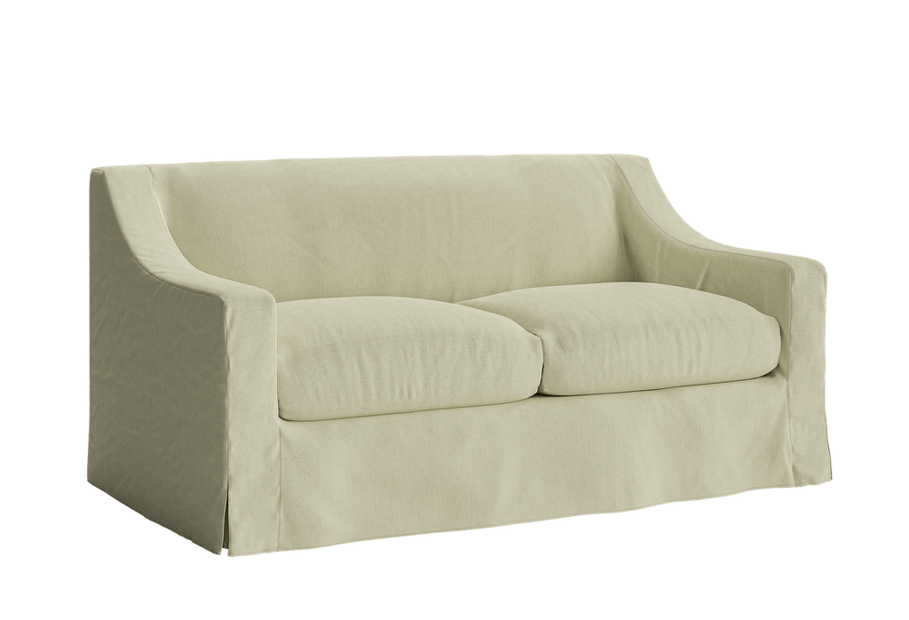 The Evergreen Loveseat in Hemp Blend