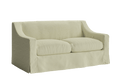 The Evergreen Loveseat in Hemp Blend