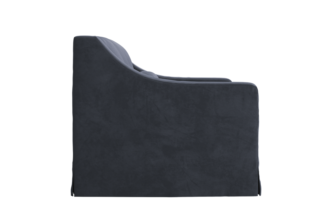 The Evergreen Loveseat in Recycled Velvet