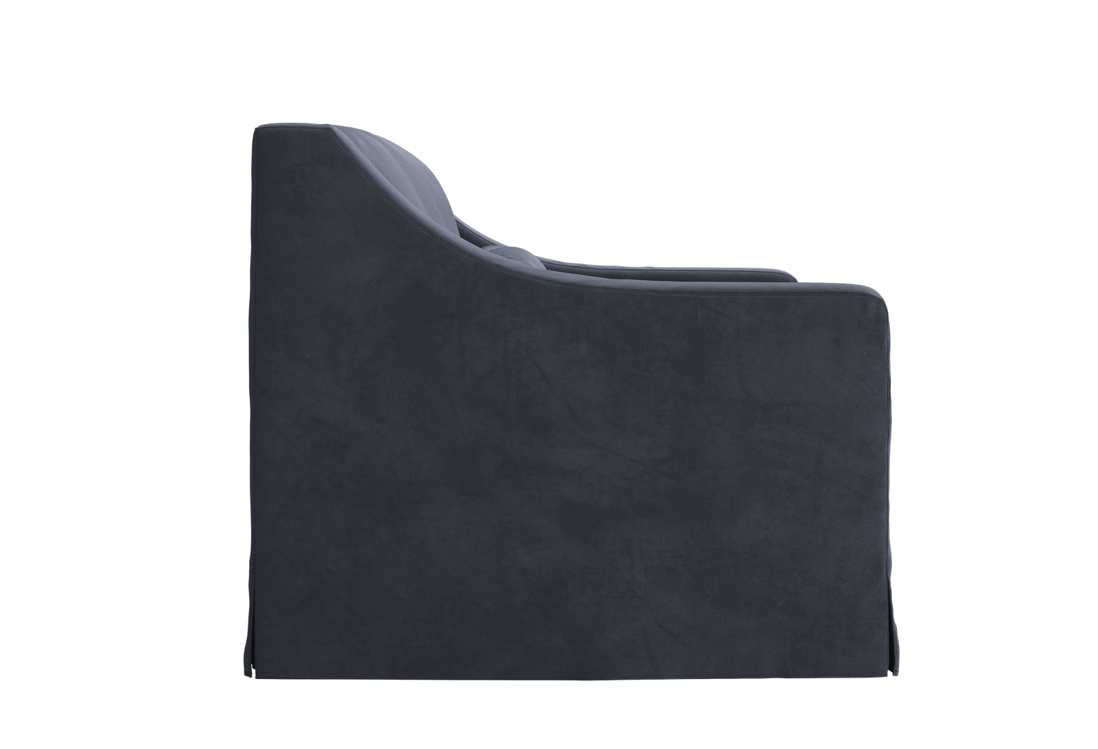 The Evergreen Loveseat in Recycled Velvet