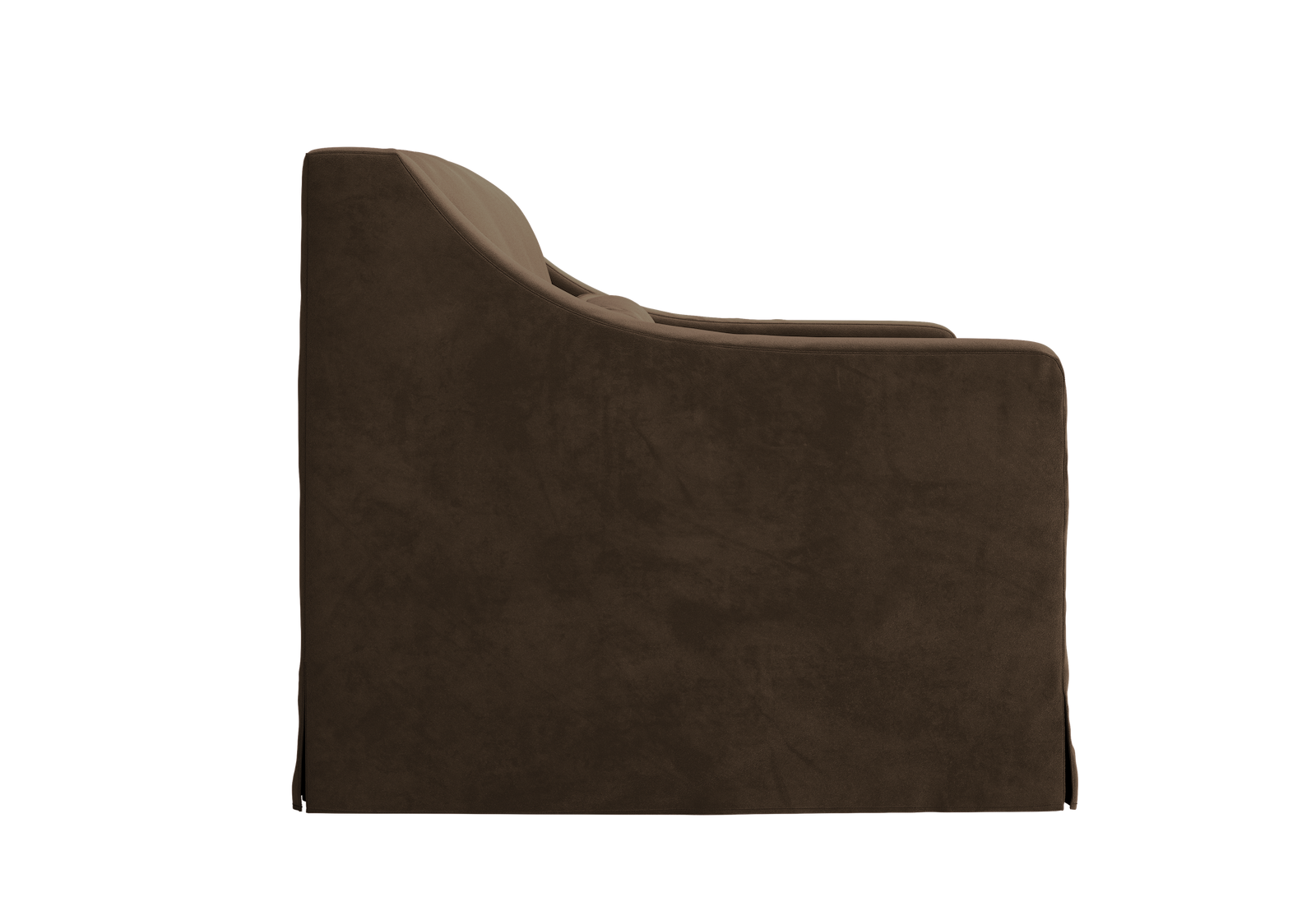 The Evergreen Loveseat in Recycled Velvet