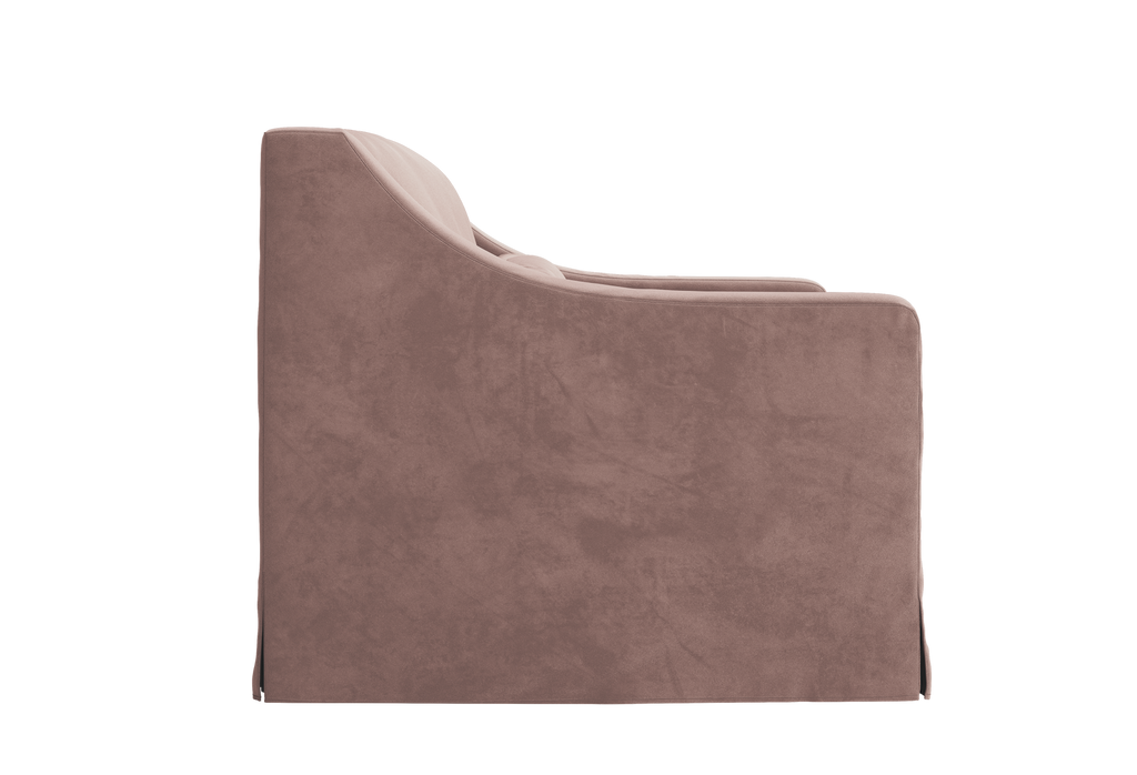 The Evergreen Loveseat in Recycled Velvet