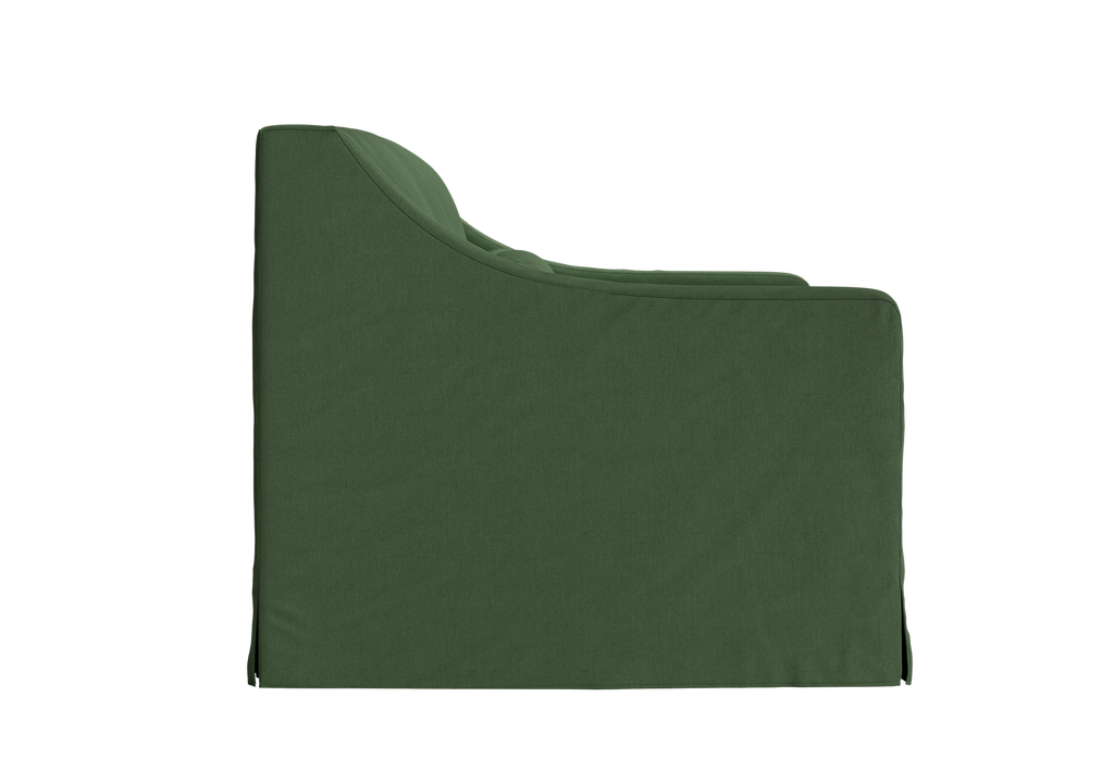 The Evergreen Loveseat in Hemp Blend