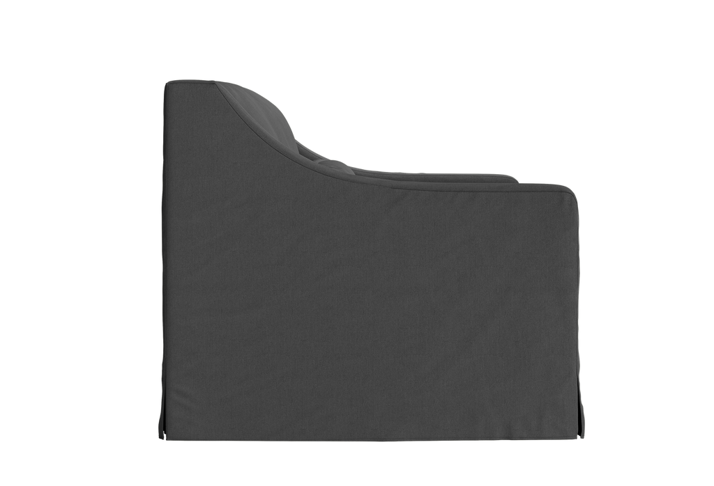The Evergreen Loveseat in Hemp Blend