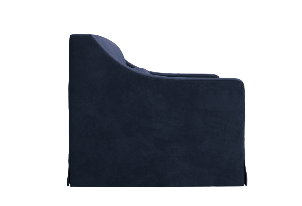 The Evergreen Loveseat in Recycled Velvet