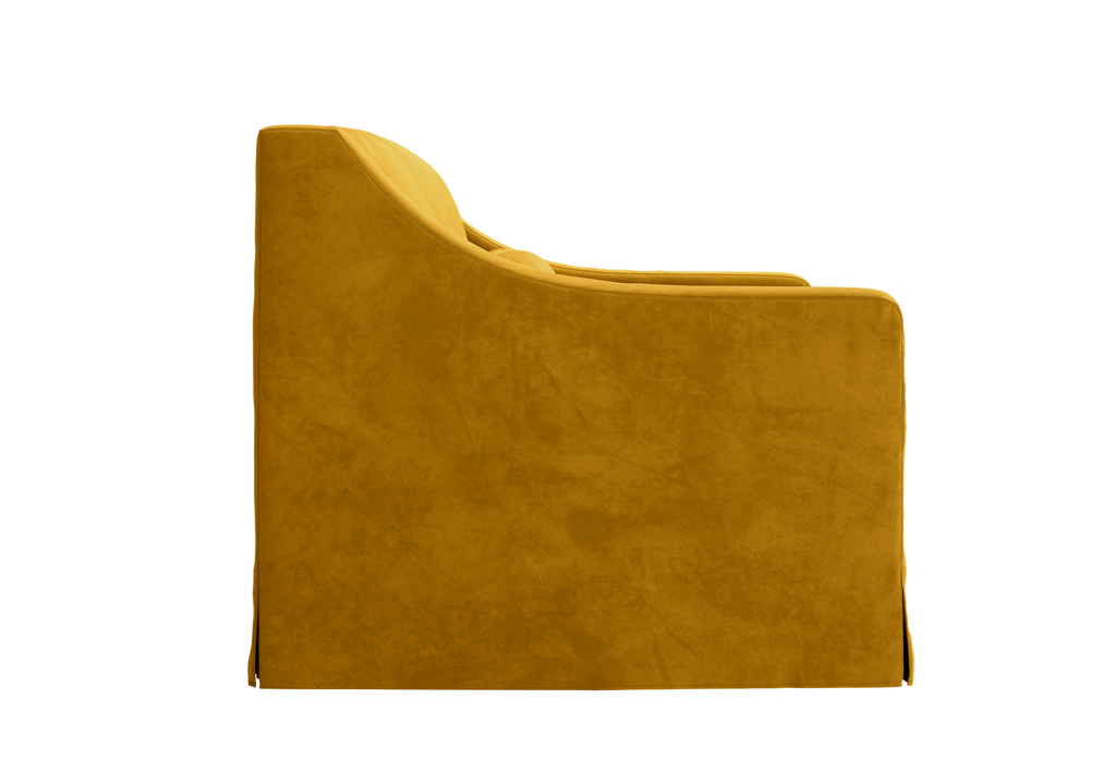 The Evergreen Loveseat in Recycled Velvet