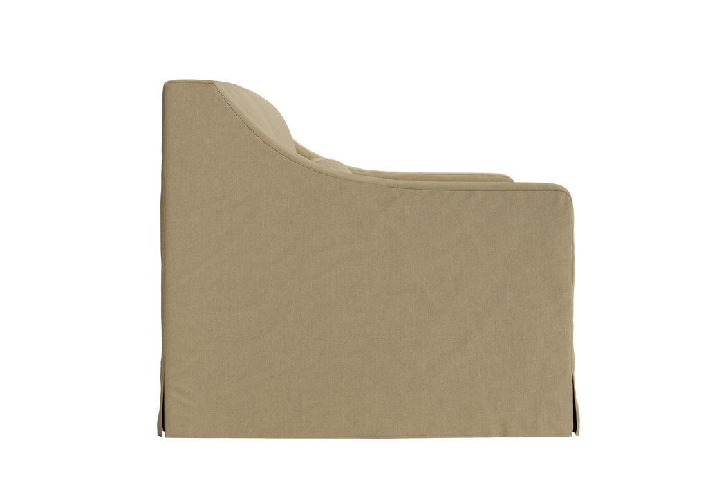 The Evergreen Loveseat in Hemp Blend