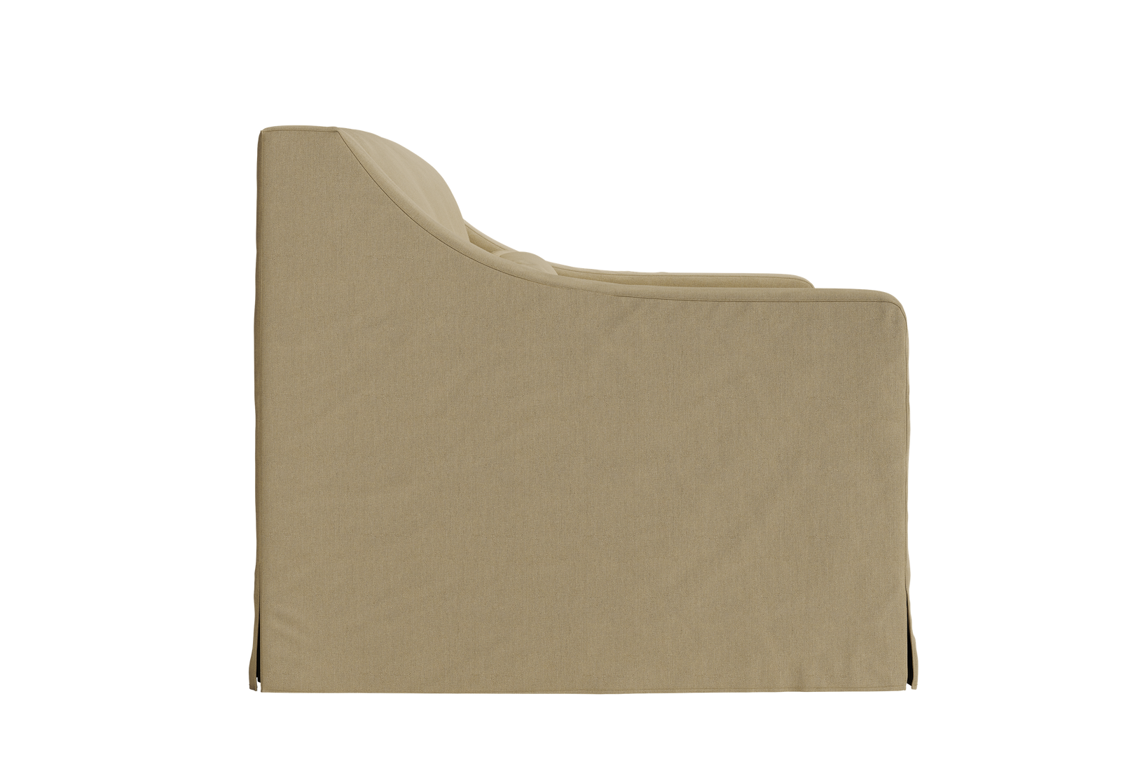 The Evergreen Loveseat in Hemp Blend
