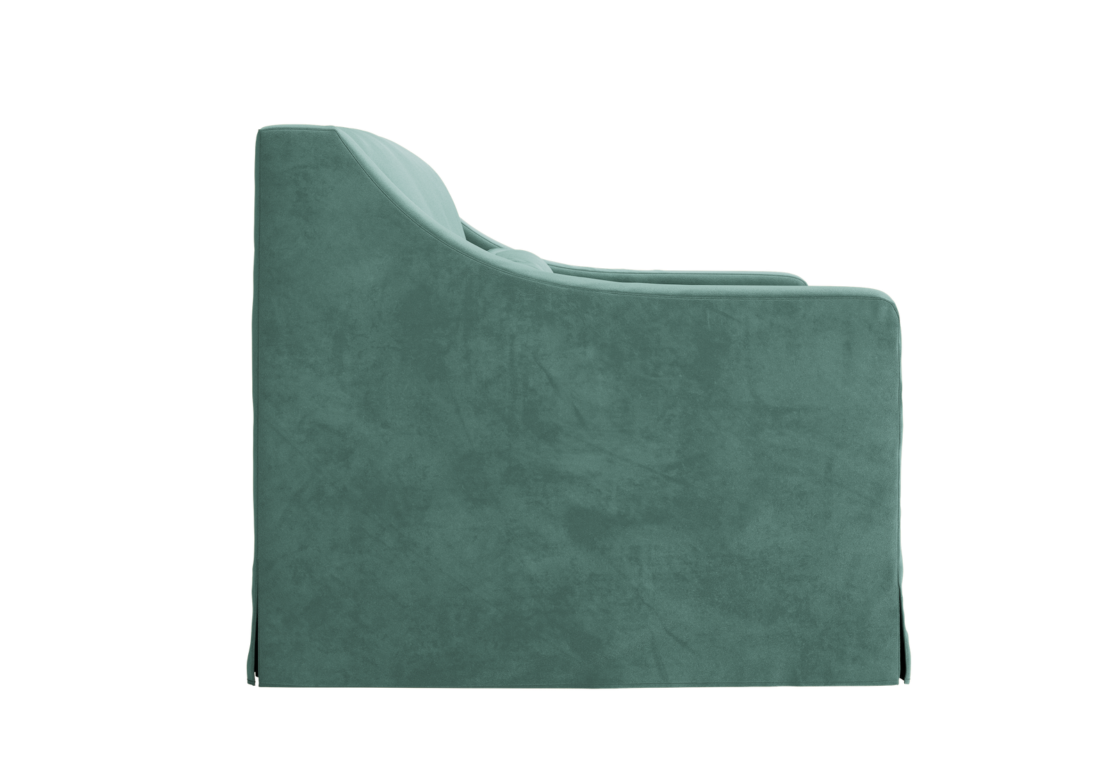 The Evergreen Loveseat in Recycled Velvet