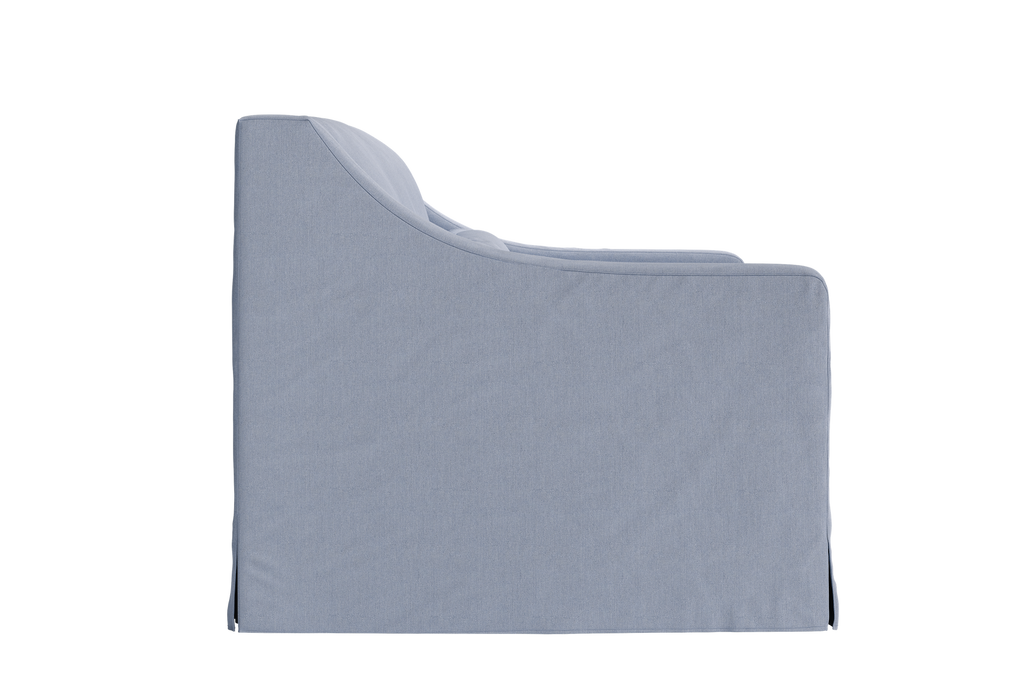 The Evergreen Loveseat in Hemp Blend