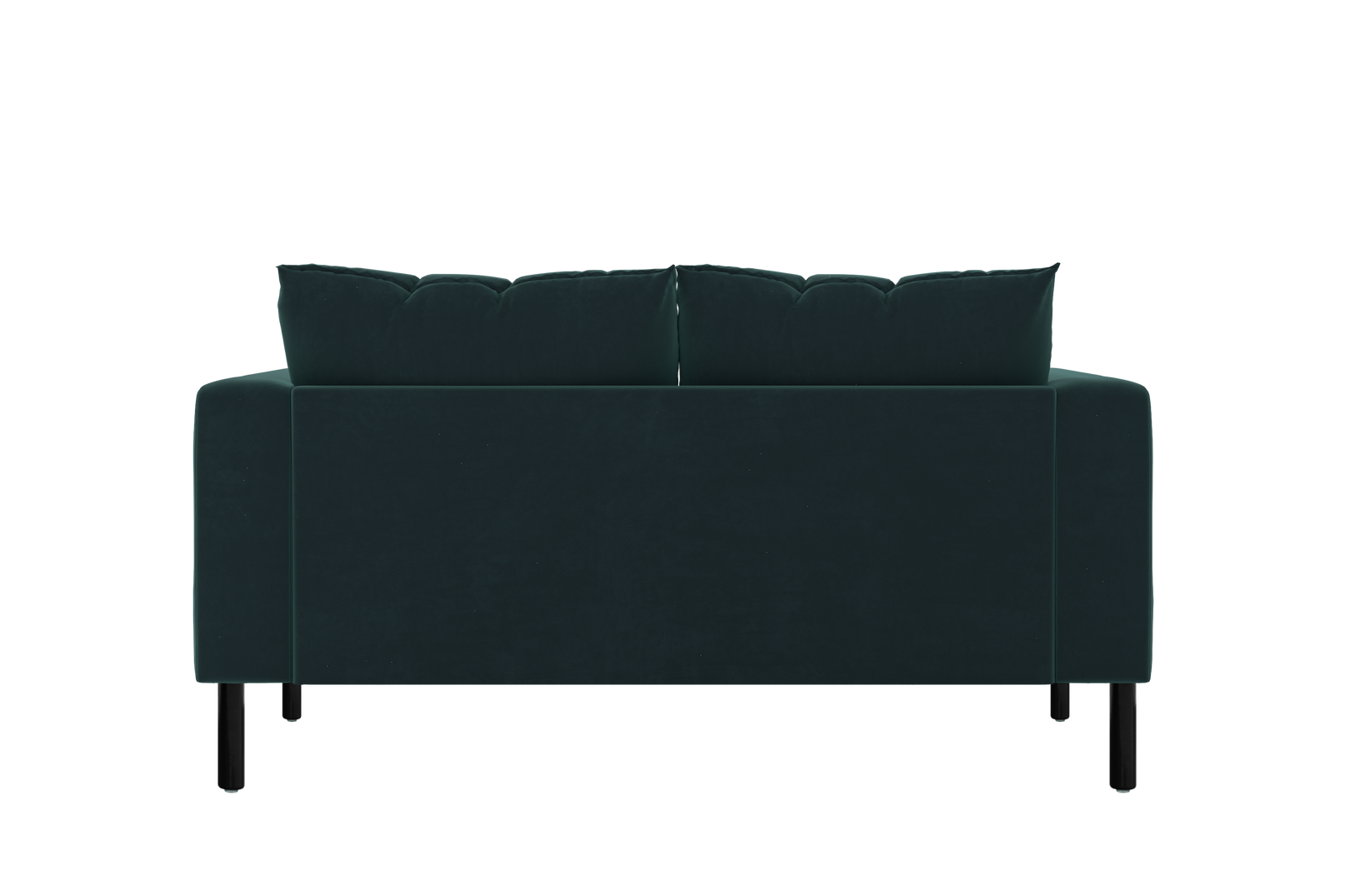 The Essential Loveseat Sectional in Recycled Velvet