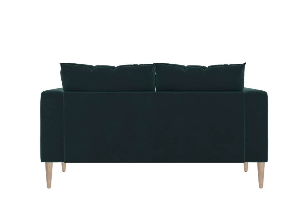 The Essential Loveseat Sectional in Recycled Velvet