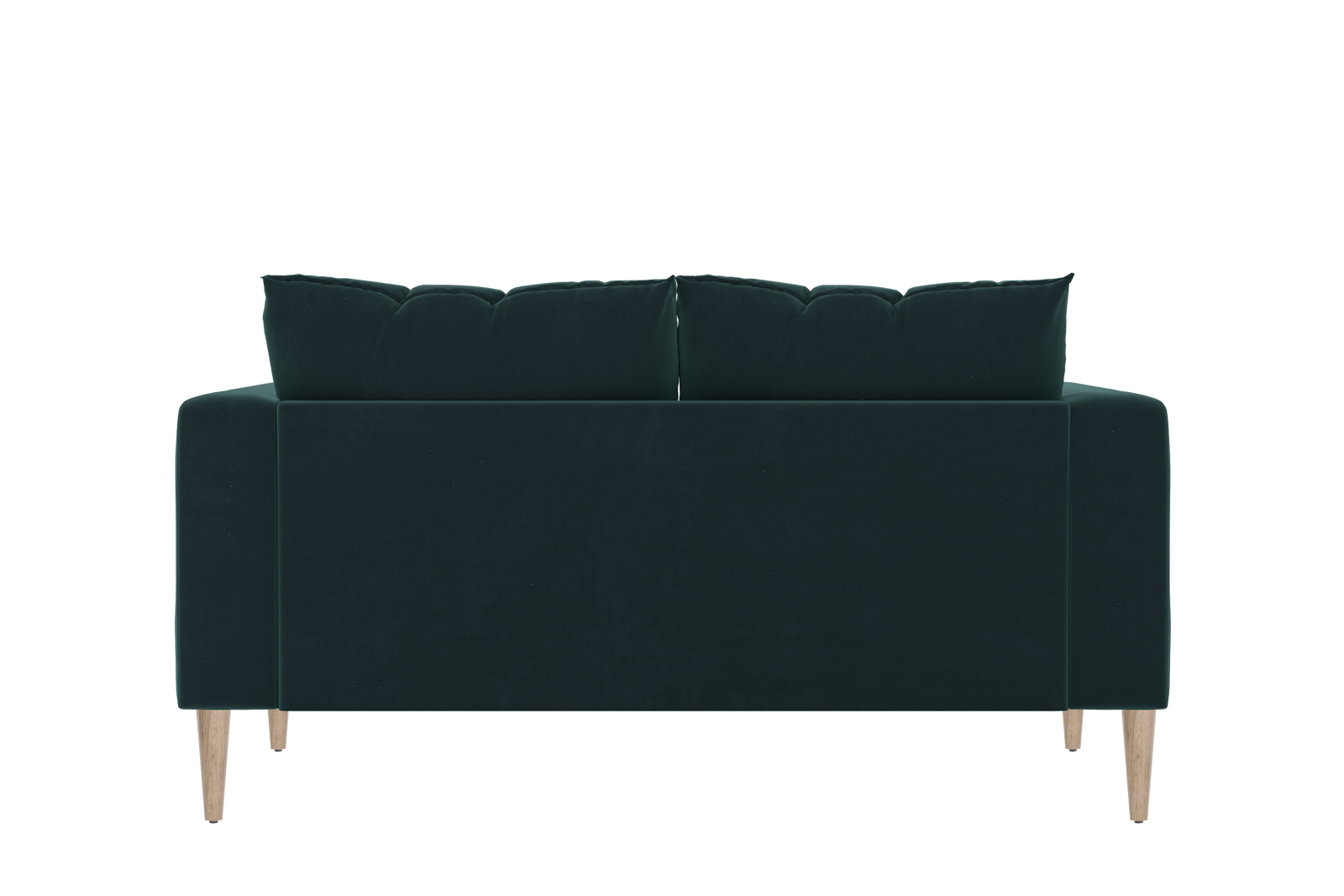 The Essential Loveseat Sectional in Recycled Velvet