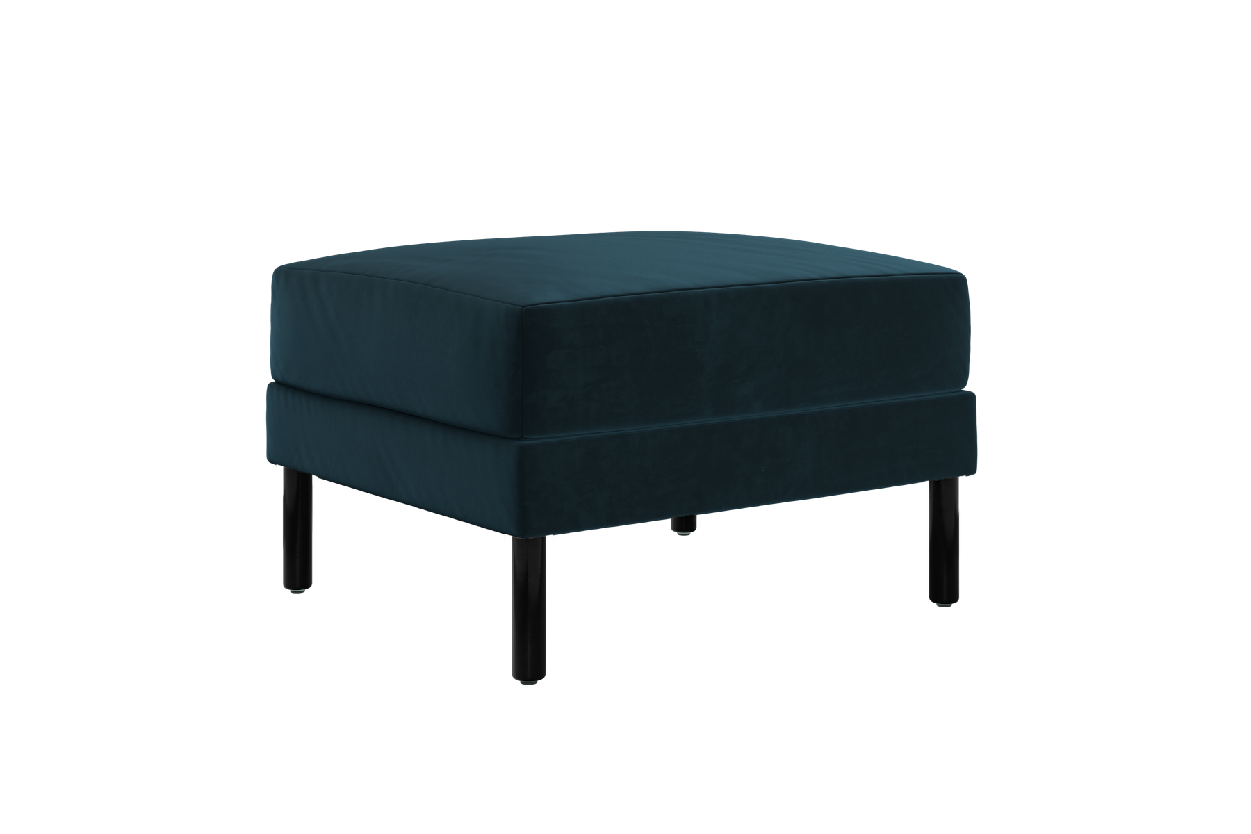 The Essential Ottoman in Recycled Velvet