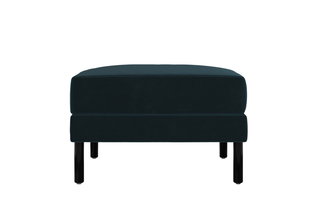 The Essential Ottoman in Recycled Velvet