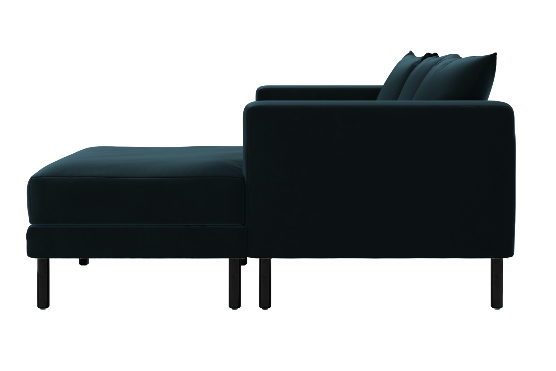 The Essential Sectional in Recycled Velvet