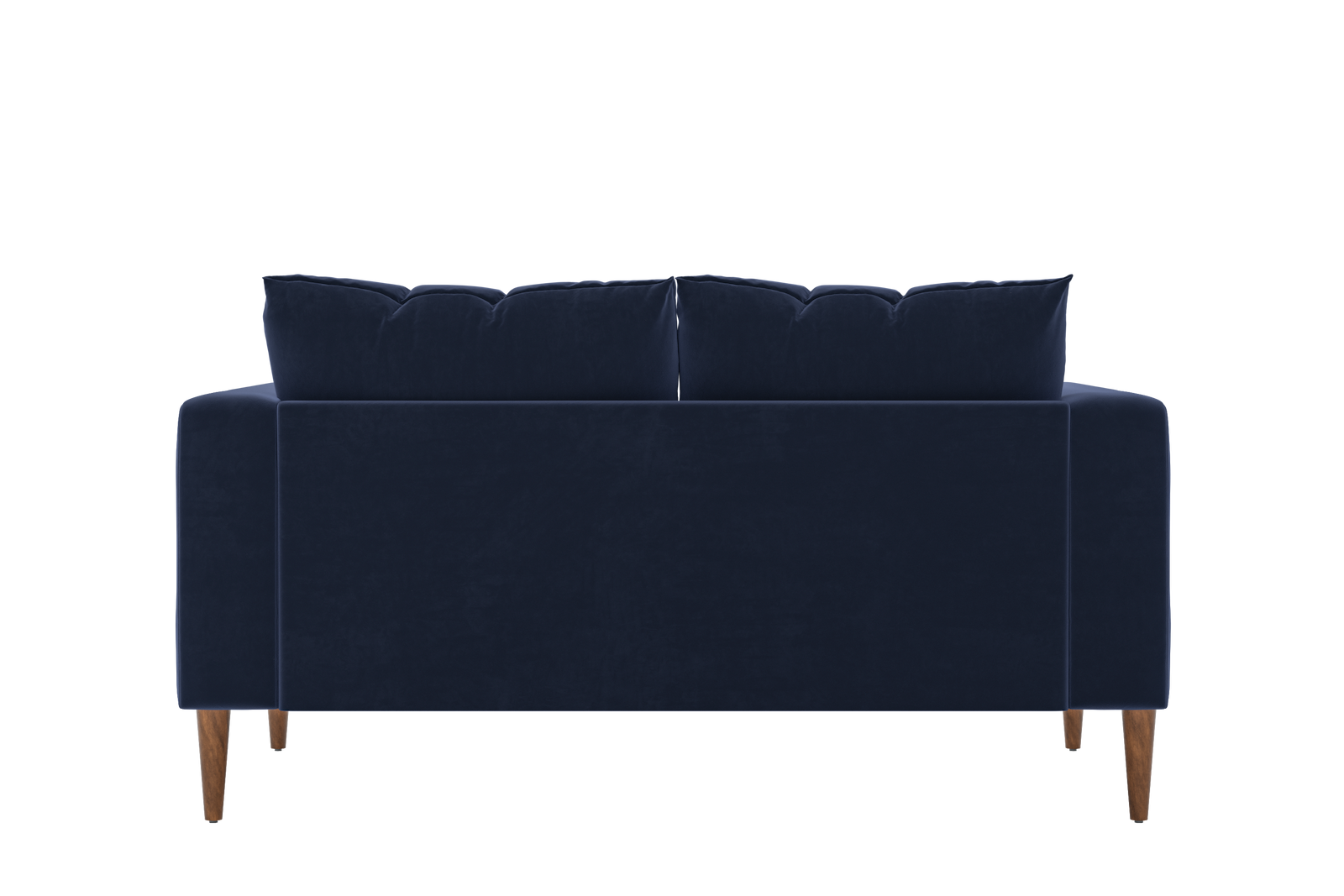 The Essential Loveseat Sectional in Recycled Velvet