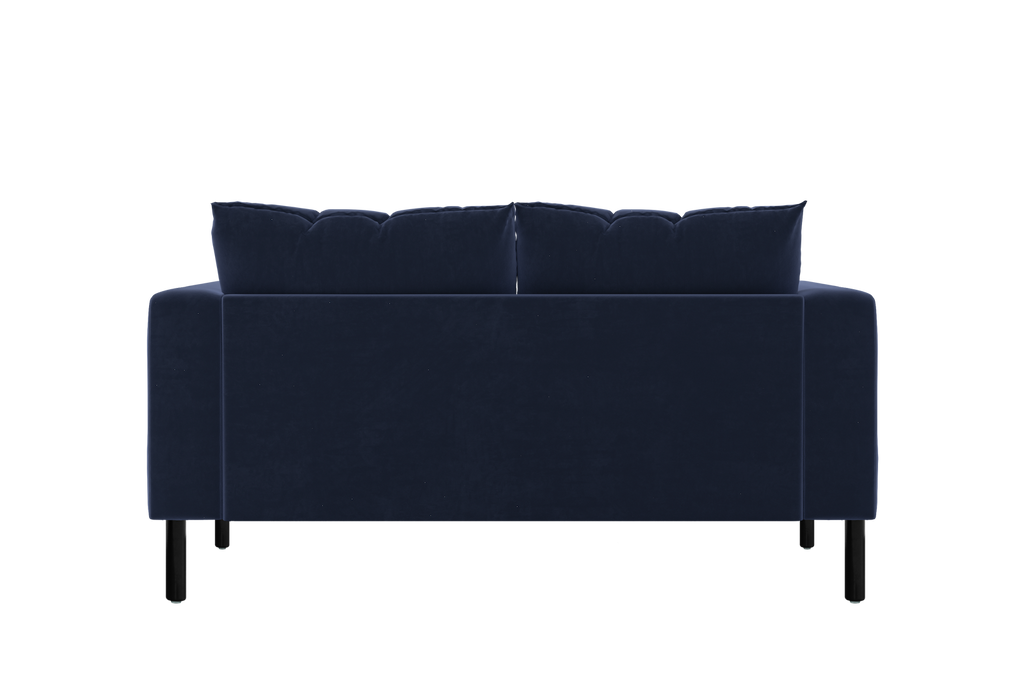 The Essential Loveseat Sectional in Recycled Velvet