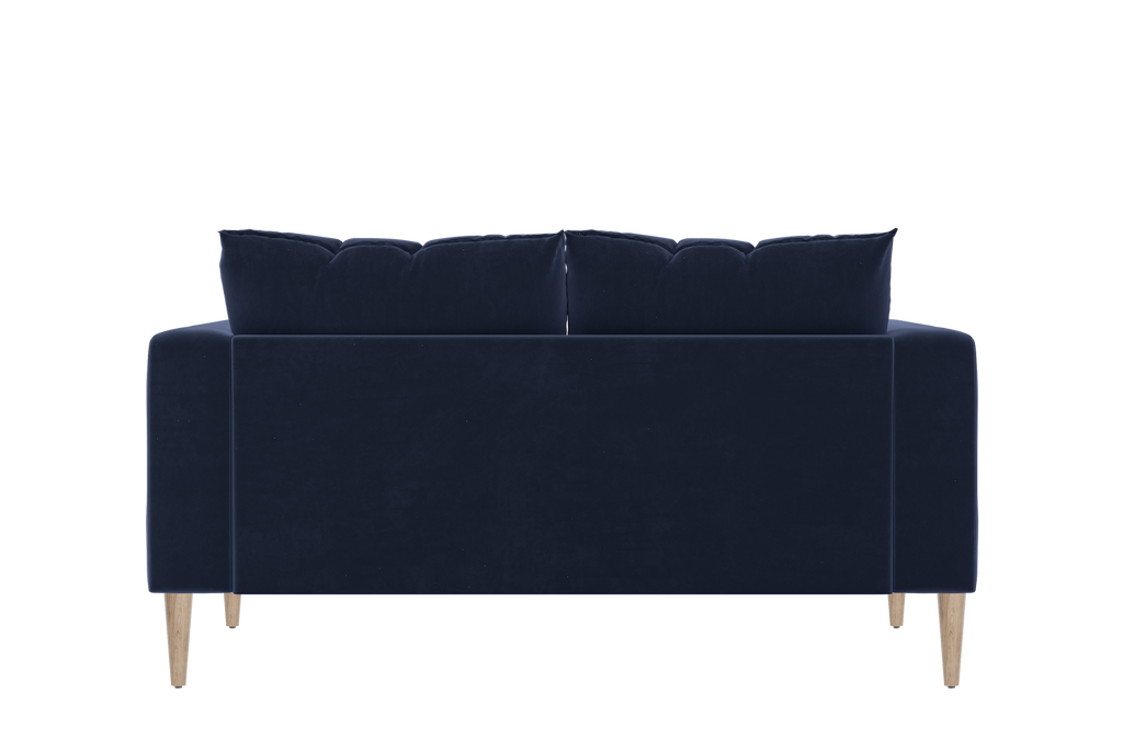 The Essential Loveseat Sectional in Recycled Velvet
