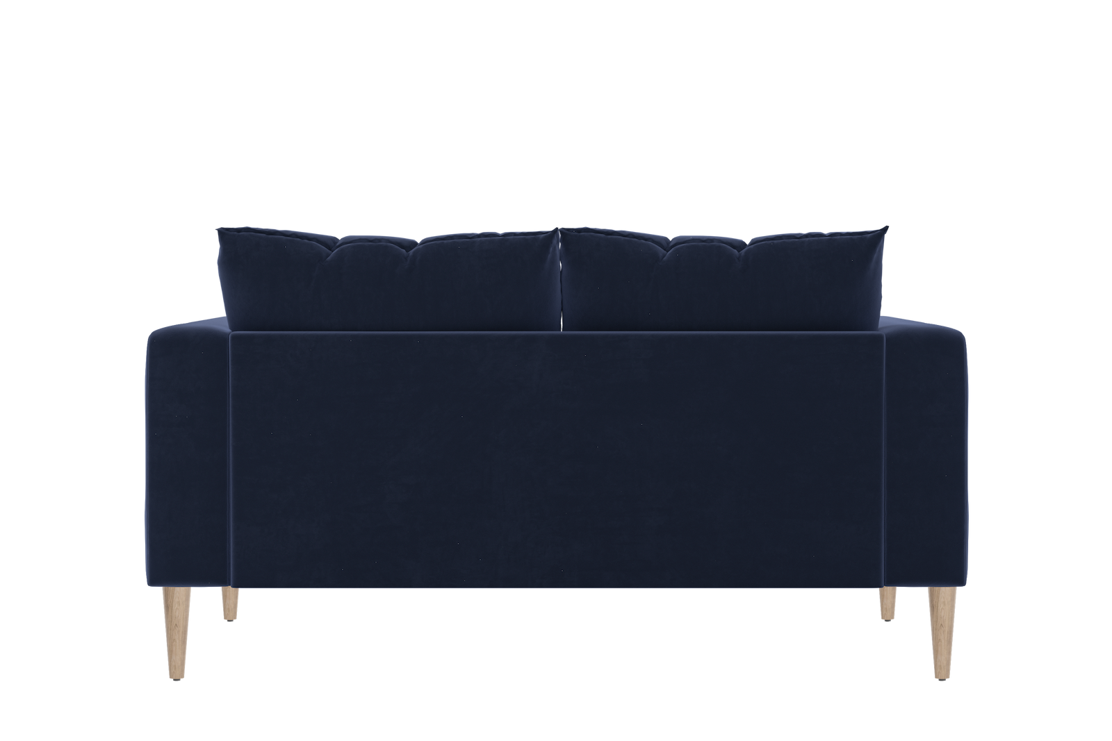 The Essential Loveseat Sectional in Recycled Velvet