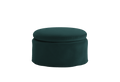 The Evergreen Ottoman in Recycled Velvet