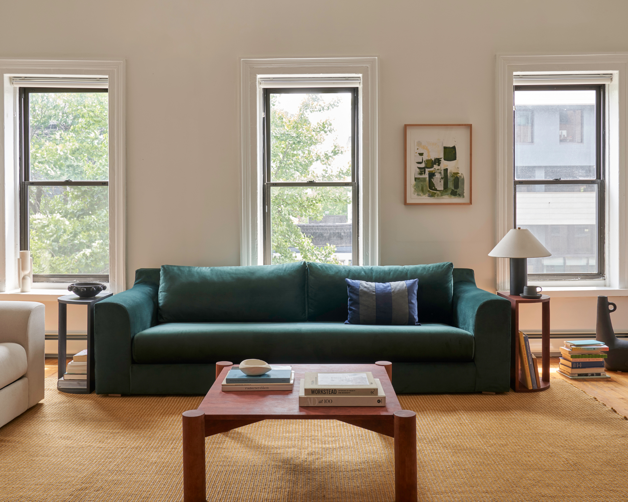 The Elevate 96" Sofa in Recycled Velvet