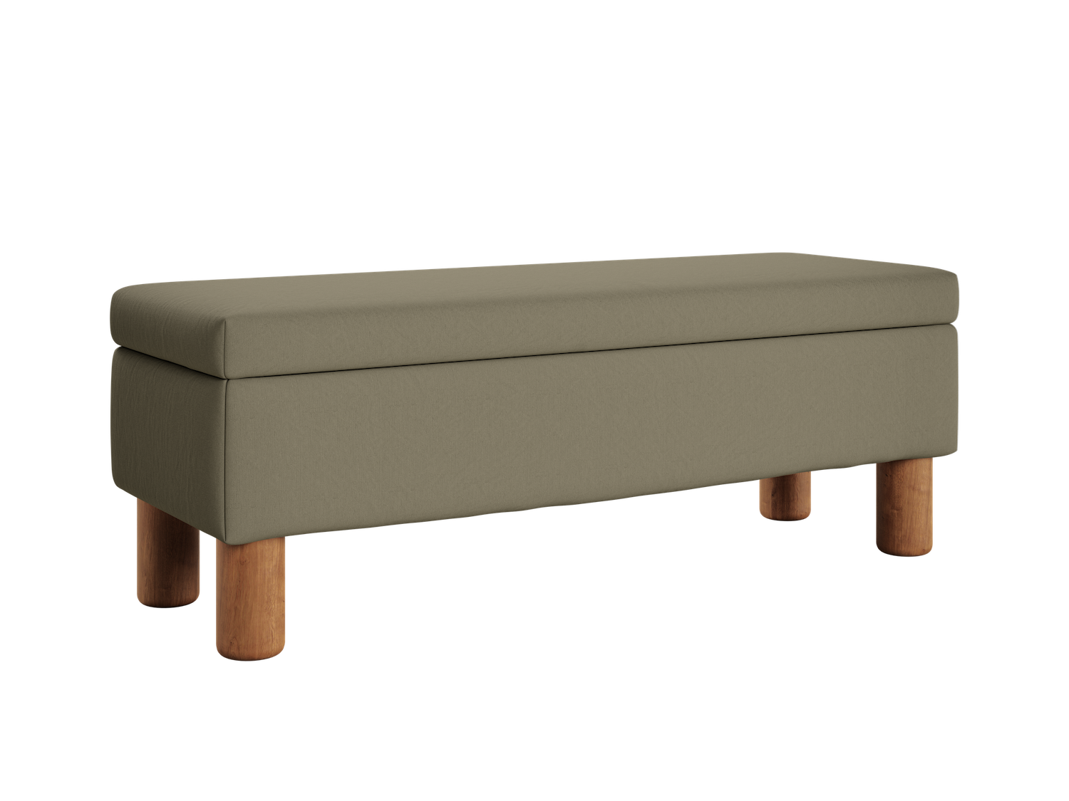 The Essential Storage Bench in Upcycled Poly