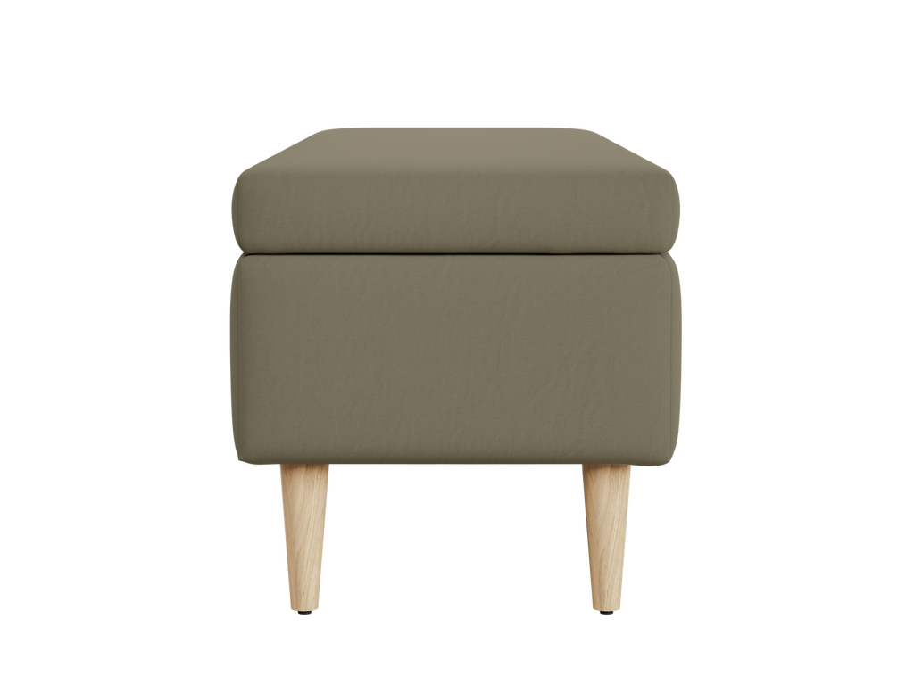 The Essential Storage Bench in Upcycled Poly
