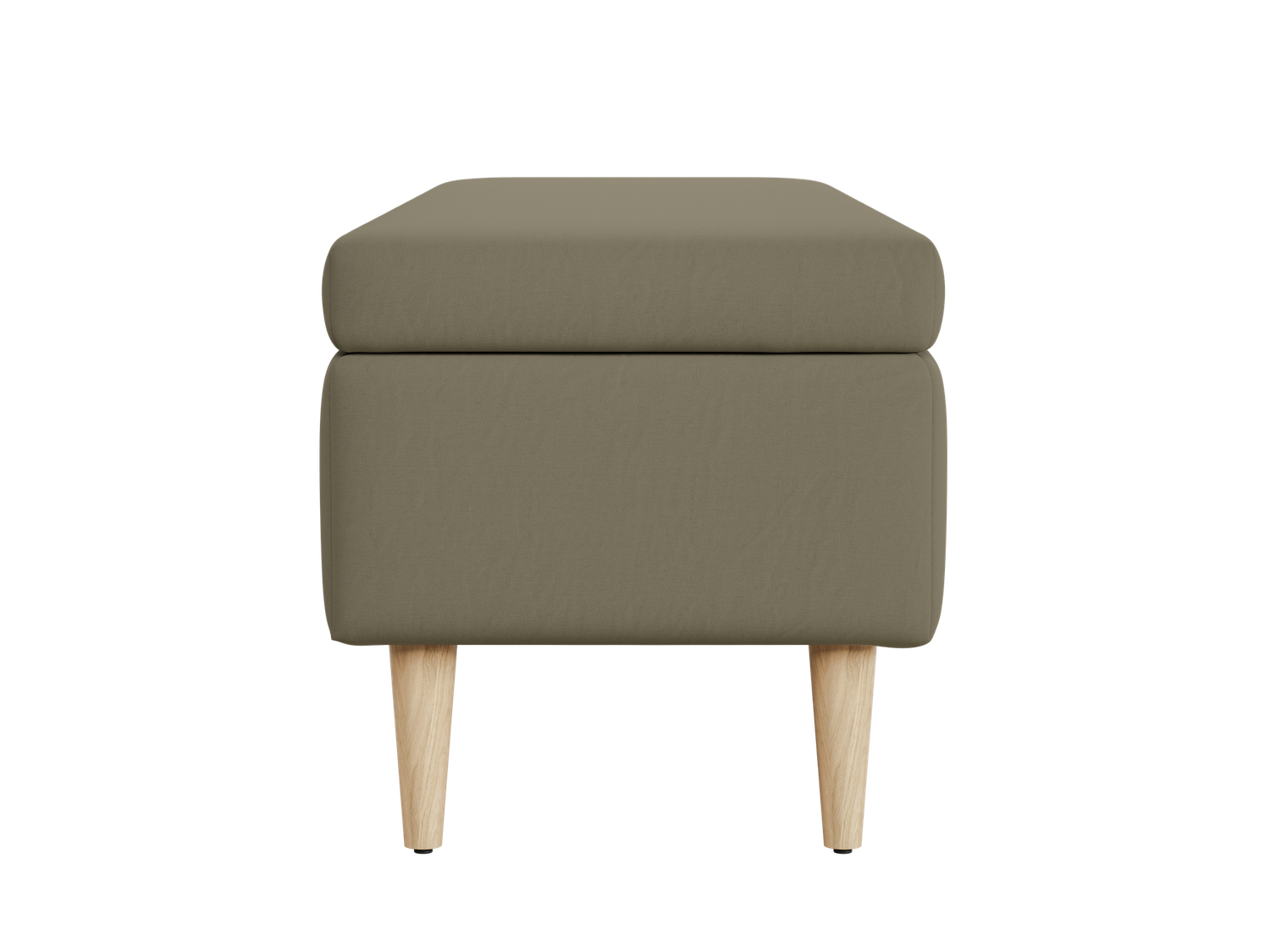 The Essential Storage Bench in Upcycled Poly
