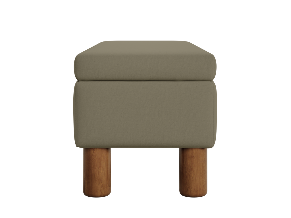 The Essential Storage Bench in Upcycled Poly