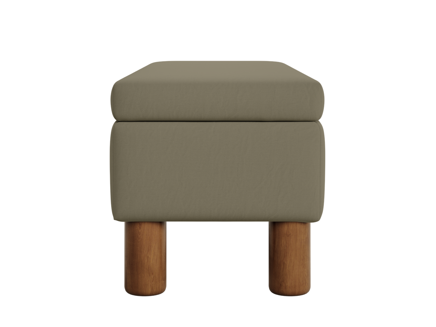 The Essential Storage Bench in Upcycled Poly