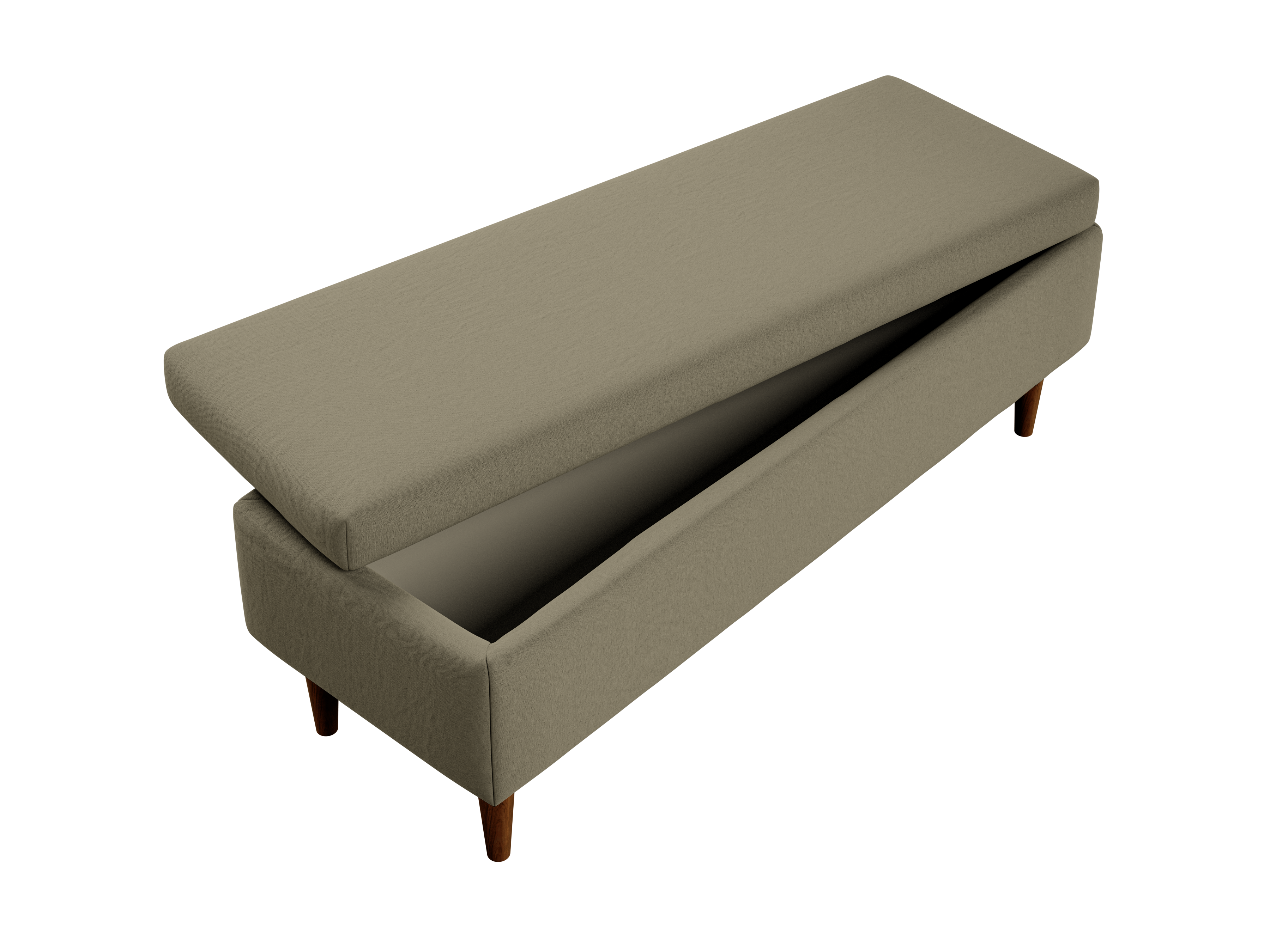 The Essential Storage Bench in Upcycled Poly