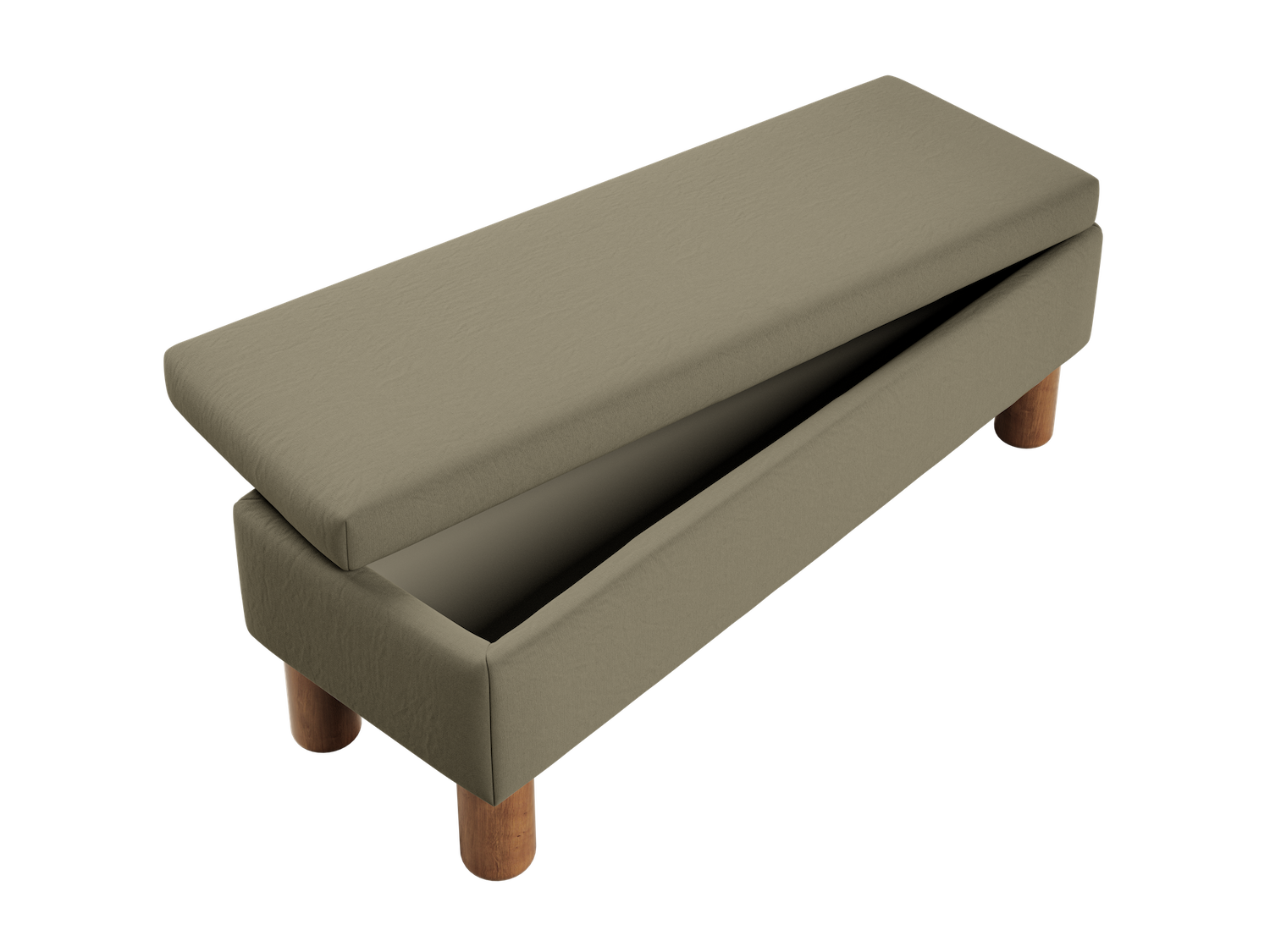 The Essential Storage Bench in Upcycled Poly
