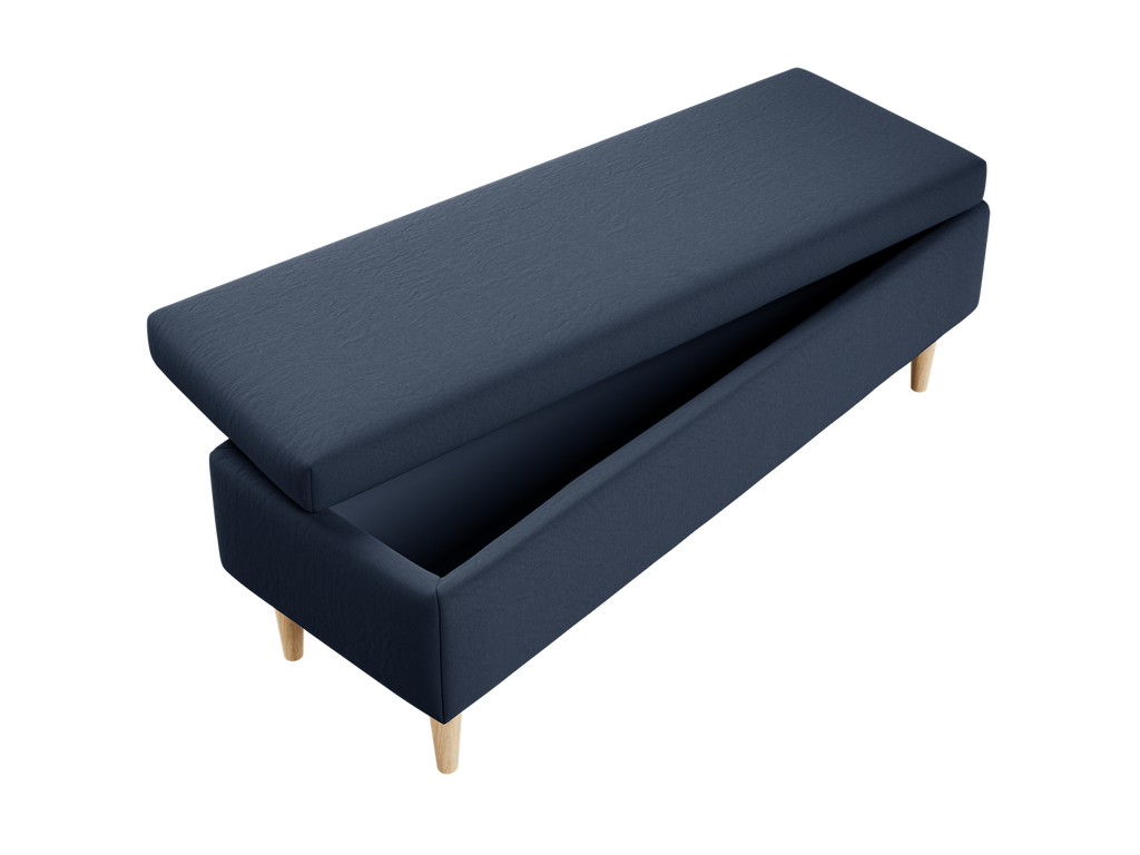 The Essential Storage Bench in Upcycled Poly