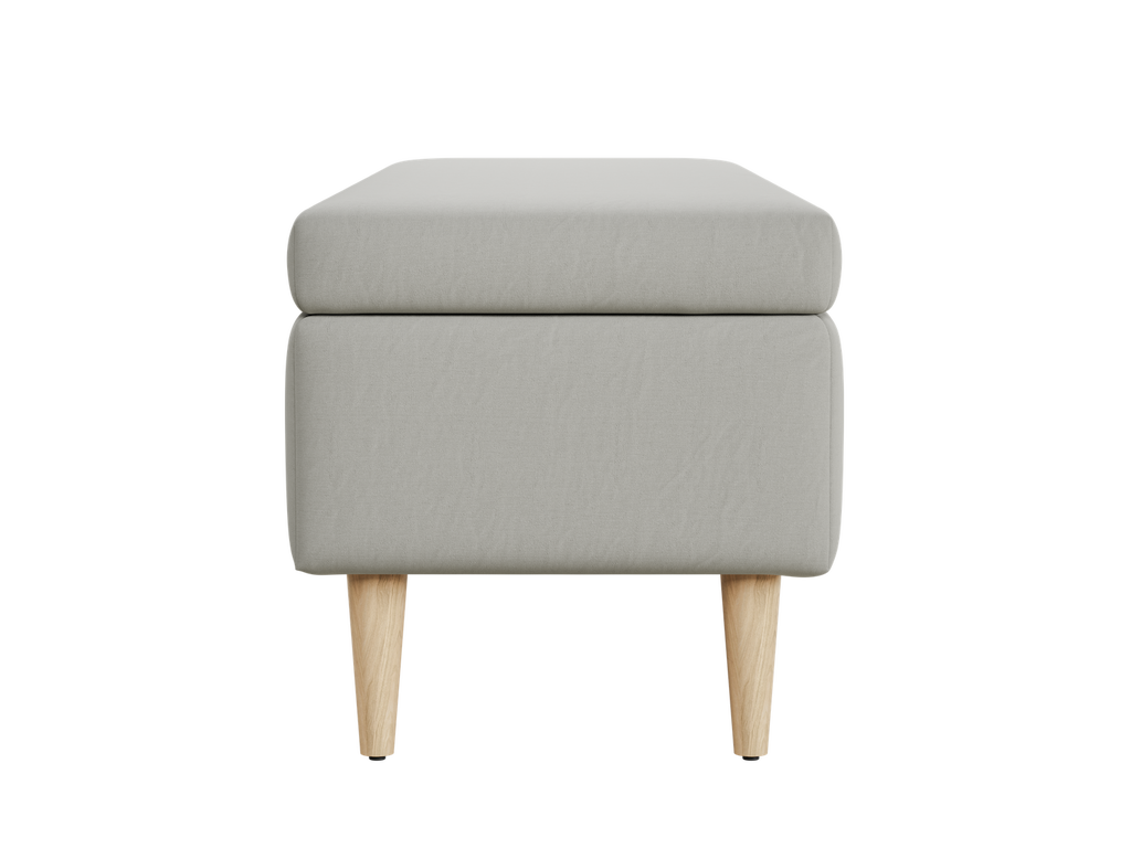 The Essential Storage Bench in Upcycled Poly